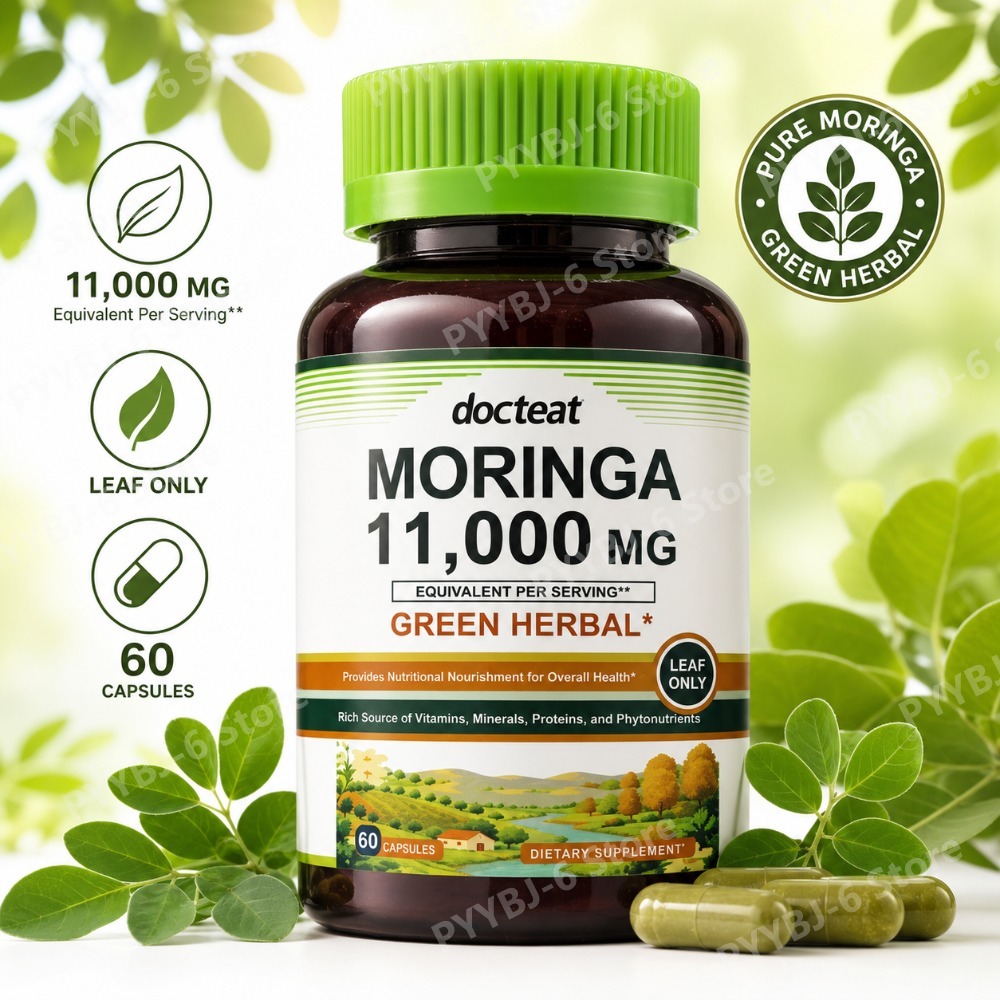 Green Herbal Wellness - Suplemen Herbal Hijau Moringa 11000mg 60